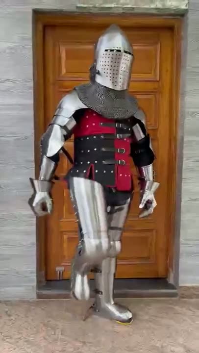 Worn, with helm
