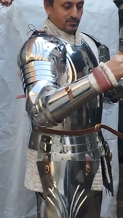 Front, arms raised